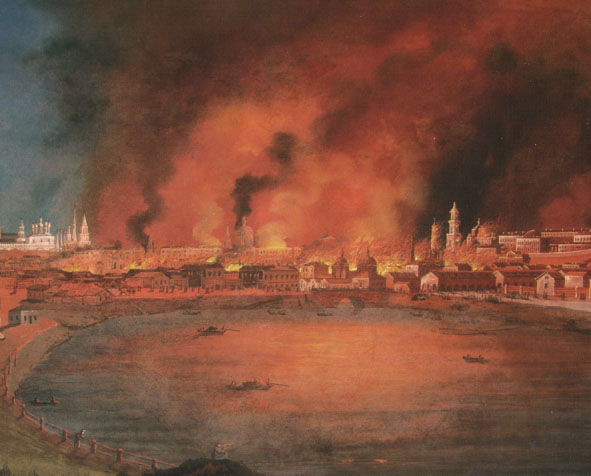 Пожар в Казани. 1842 г.