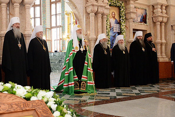 Святейший Патриарх Кирилл совершил визит в Йошкар-Олинскую епархию