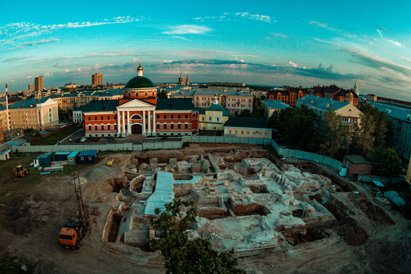 Раскопки на территории Казанско-Богородицкого мужского монастыря подходят к завершению