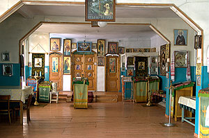 Интерьер храма.