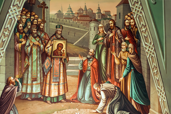 Чудеса от Казанской иконы Божией Матери, описанные Патриархом Гермогеном