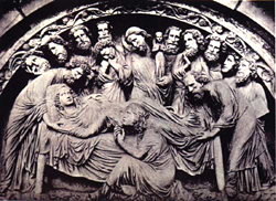 Смерть Девы. Страсбург. XIII век