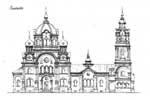 Фасад Троицкого собора Лаишевского женского монастыря